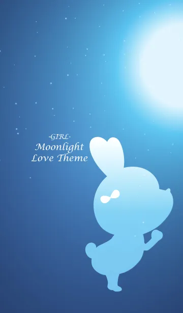 [LINE着せ替え] Moonlight Love Theme Girl.の画像1