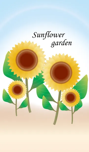 [LINE着せ替え] Sunflower gardenの画像1