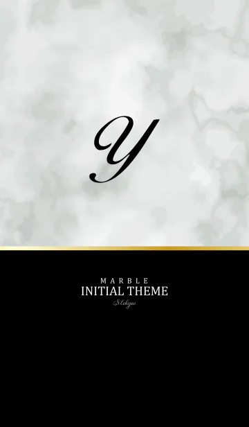 [LINE着せ替え] Initial -Y- MARBLEの画像1