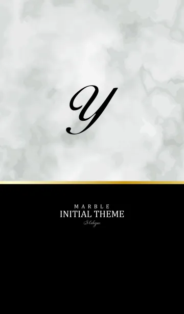 Initial -Y- MARBLEのLINE着せ替え