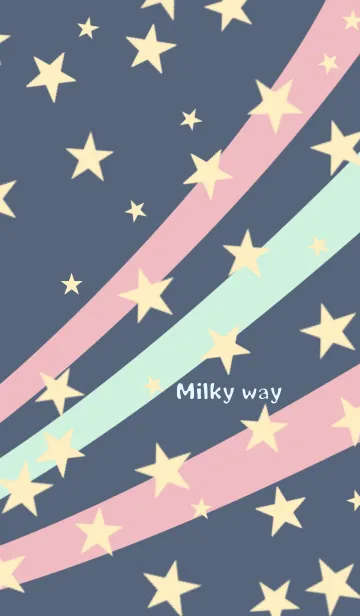 [LINE着せ替え] Milky way -sweets color-の画像1