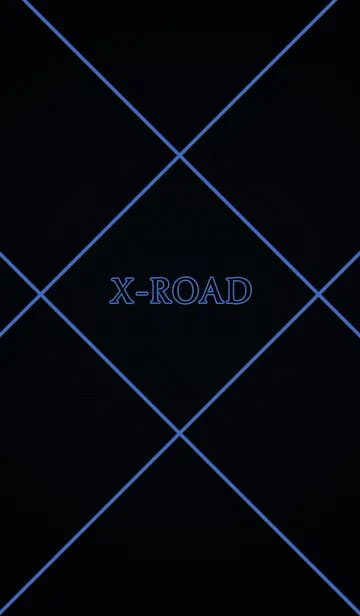 [LINE着せ替え] X-ROAD[blue]の画像1