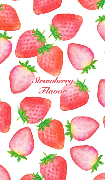 [LINE着せ替え] Strawberry Flavorの画像1
