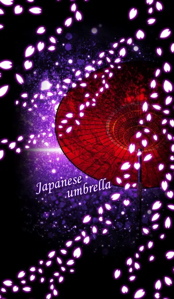 [LINE着せ替え] 和傘（Japanese umbrella）の画像1