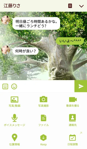 [LINE着せ替え] Tree Fairy ～樹の妖精～の画像4