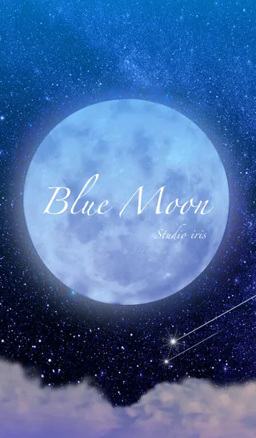 [LINE着せ替え] Blue Moon1の画像1