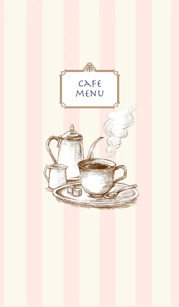 [LINE着せ替え] Cafe menuの画像1