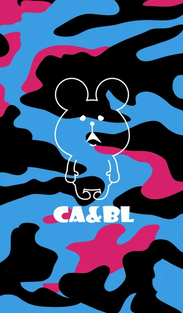 [LINE着せ替え] Camo＆Blue Bear Theme.の画像1