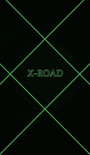 [LINE着せ替え] X-ROAD[green]の画像1