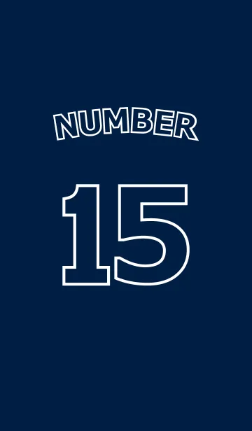 [LINE着せ替え] Number 15の画像1