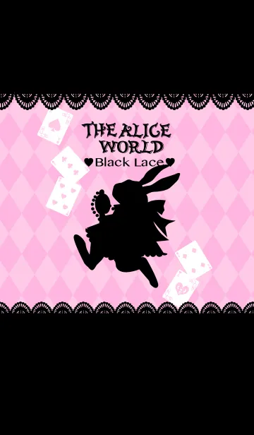 [LINE着せ替え] Alice World blacklaceの画像1