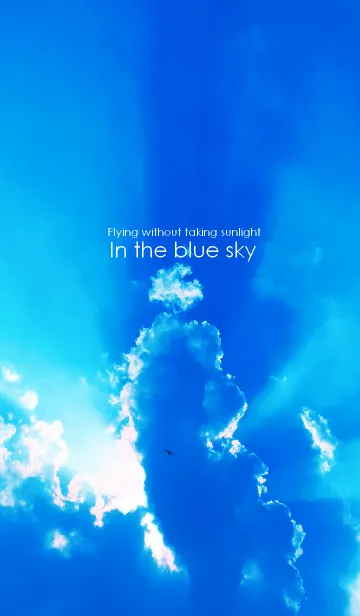 [LINE着せ替え] In the blue skyの画像1