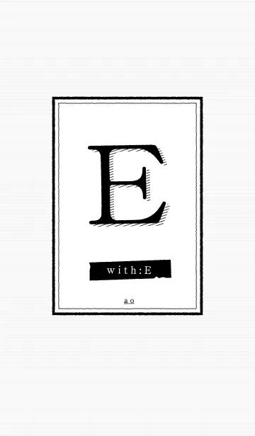 [LINE着せ替え] ヒカリ ト カゲ：with Eの画像1