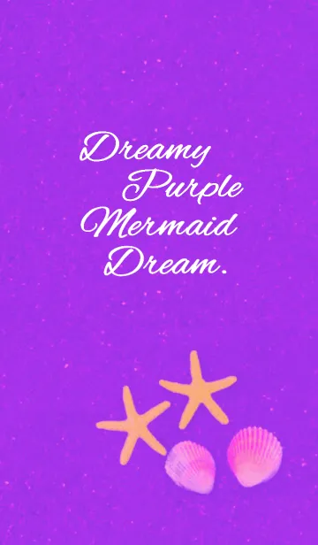 [LINE着せ替え] Dreamy Purple Mermaid Dream.の画像1