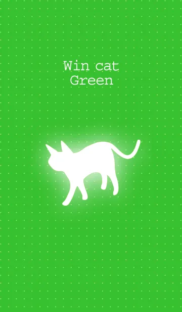 Win cat greenの着せ替えメイン画像