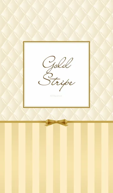 [LINE着せ替え] Gold Stripeの画像1