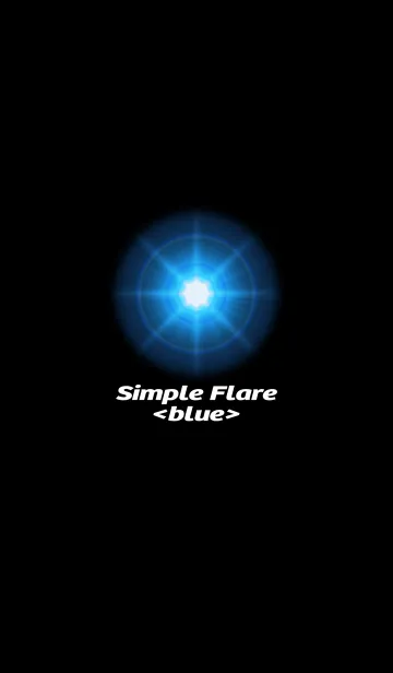 Simple Flare <blue>の着せ替えメイン画像