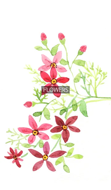 water color flowers_162の着せ替えメイン画像