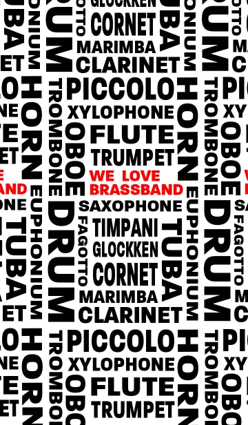 [LINE着せ替え] WE LOVE BRASSBAND-3-の画像1