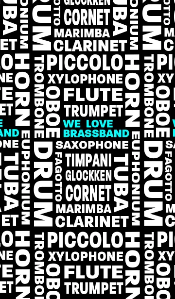 [LINE着せ替え] WE LOVE BRASSBAND-4-の画像1