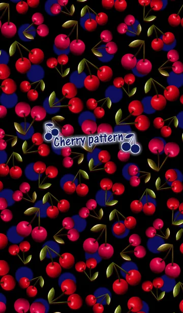 [LINE着せ替え] Cherries pattern 2の画像1