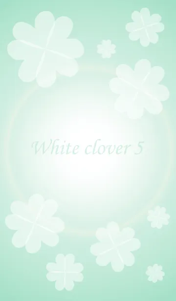 [LINE着せ替え] White clover 5の画像1