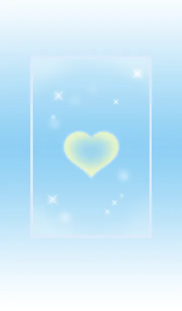 [LINE着せ替え] 青空にハート4の画像1