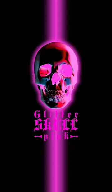 [LINE着せ替え] Glitter Skull <pink>の画像1