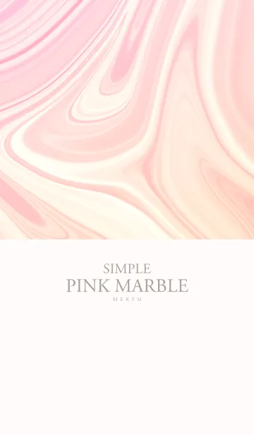 [LINE着せ替え] SIMPLE PINK MARBLEの画像1