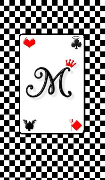 イニシャル M ☆ マジック カードの着せ替えメイン画像