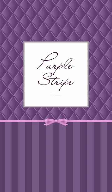 [LINE着せ替え] Purple Stripeの画像1