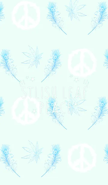 [LINE着せ替え] Sexy Feather ＆ Peace Leafの画像1