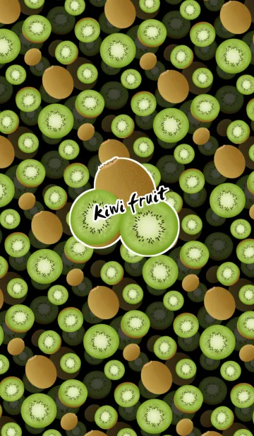 [LINE着せ替え] kiwi fruit pattern 2の画像1