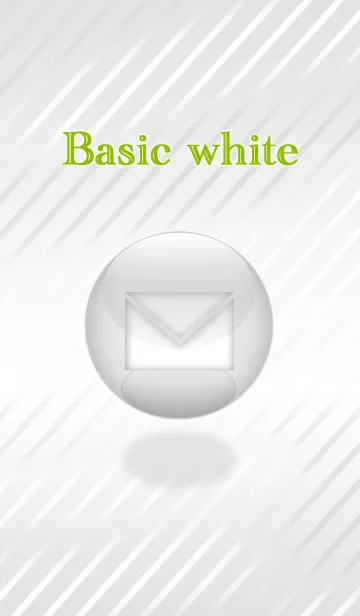 [LINE着せ替え] ベーシック ホワイトの画像1