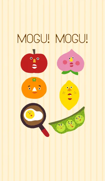 [LINE着せ替え] MOGU！ MOGU！の画像1