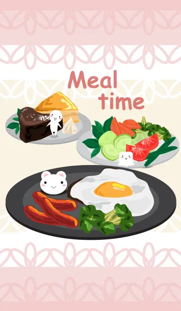 [LINE着せ替え] Meal time themeの画像1