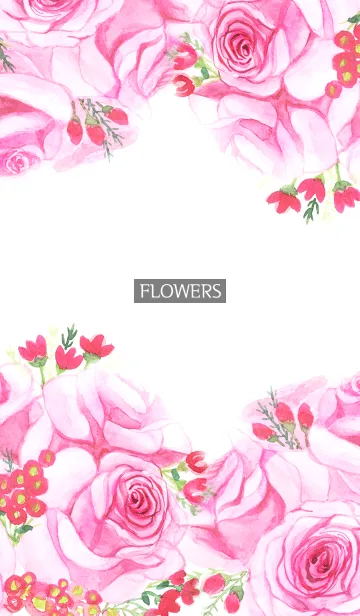 water color flowers_166の着せ替えメイン画像