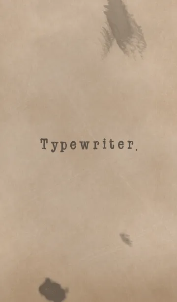 [LINE着せ替え] Typewriterの画像1