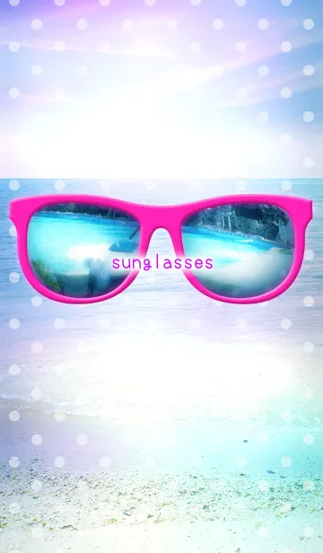 [LINE着せ替え] sunglasses●●サングラスの画像1