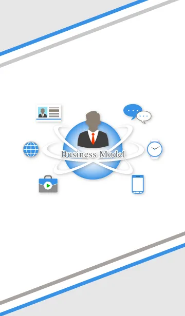 [LINE着せ替え] Business Modelの画像1