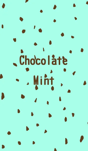 [LINE着せ替え] Refreshing Chocolate mintの画像1