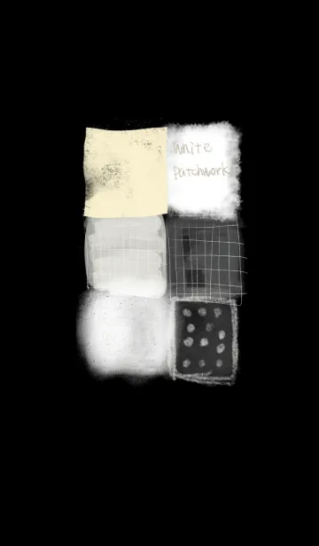 White patchworkの着せ替えメイン画像