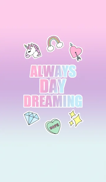 [LINE着せ替え] #ALWAYS DAYDREAMINGの画像1