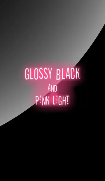 GLOSSY BLACK and PINK LIGHTの着せ替えメイン画像