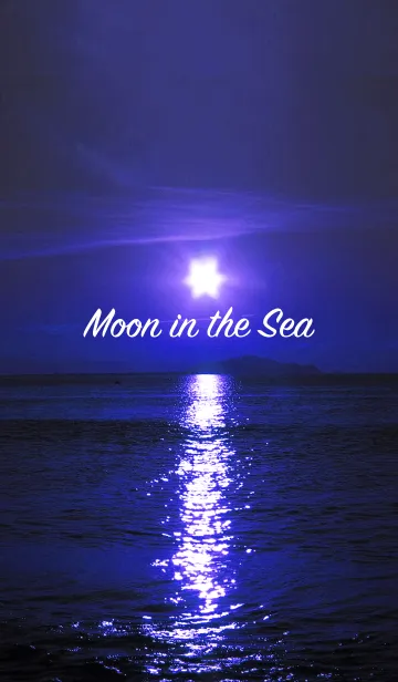 [LINE着せ替え] Moon in the Seaの画像1