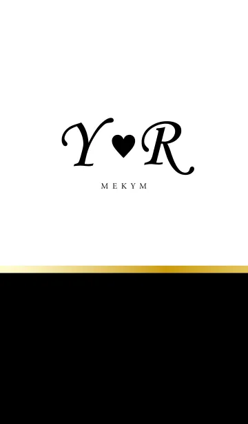 [LINE着せ替え] Initial Y＆Rの画像1