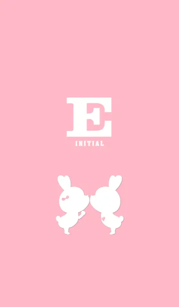 [LINE着せ替え] love theme INITIAL E.の画像1