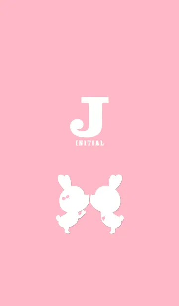 [LINE着せ替え] love theme INITIAL J.の画像1