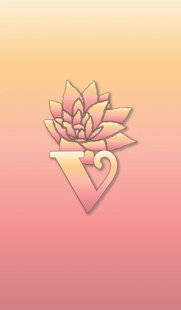 ～フラワー イニシャル V～の着せ替えメイン画像