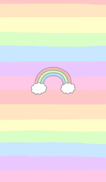 [LINE着せ替え] Simple Rainbow！の画像1